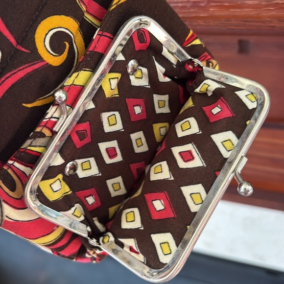 Vera Bradley Puccini Floral Toggle Tote Shoulder Bag & Matching Wallet Quilted - Picture 14 of 16